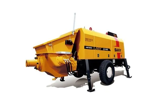 Used SANY HBT60C-8A-3D Trailer Pump1