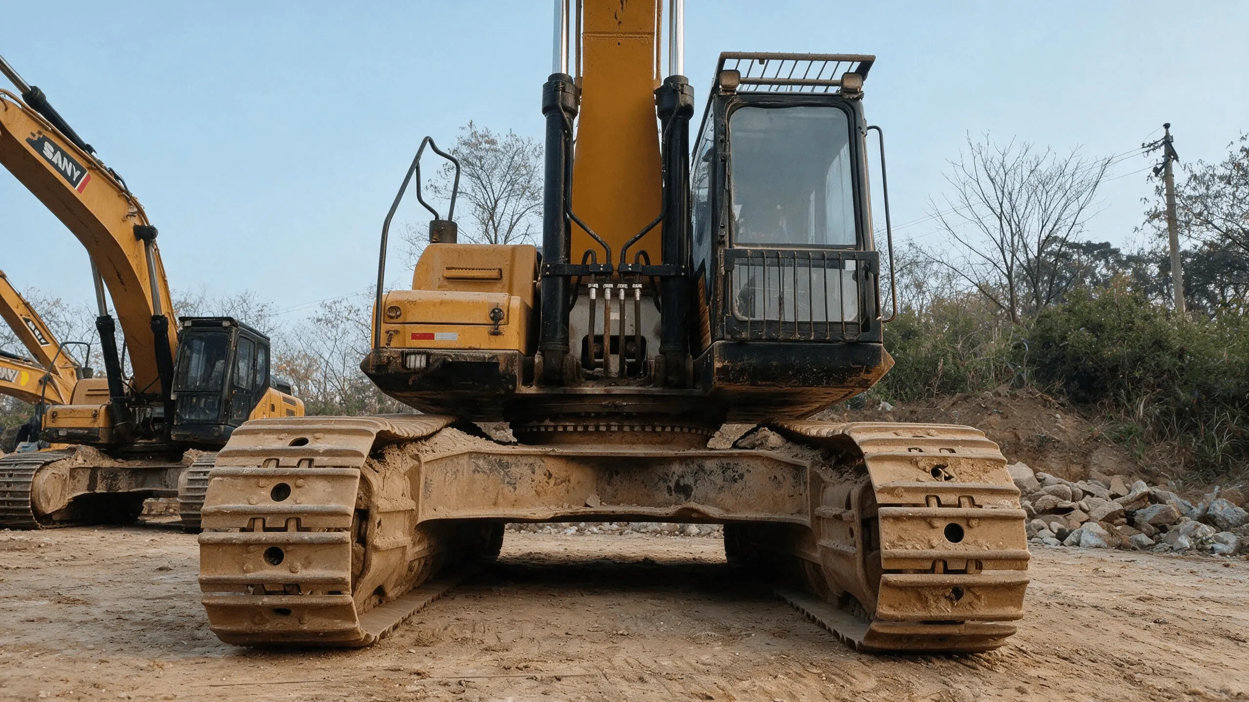 Used SANY SY485H-S Large Excavator1