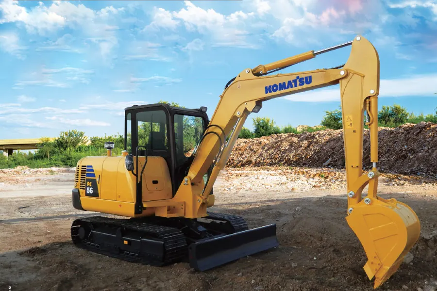 Used KOMATSU PC56-7 Mini Excavator2