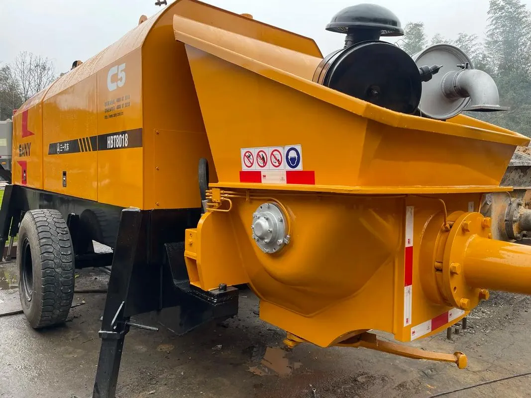 Used SANY HBT8018C-5S Trailer Pump3