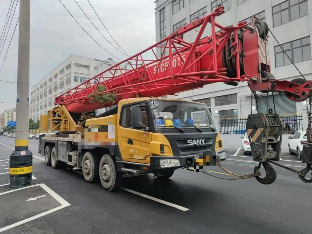 Used SANY STC400T Truck Crane0