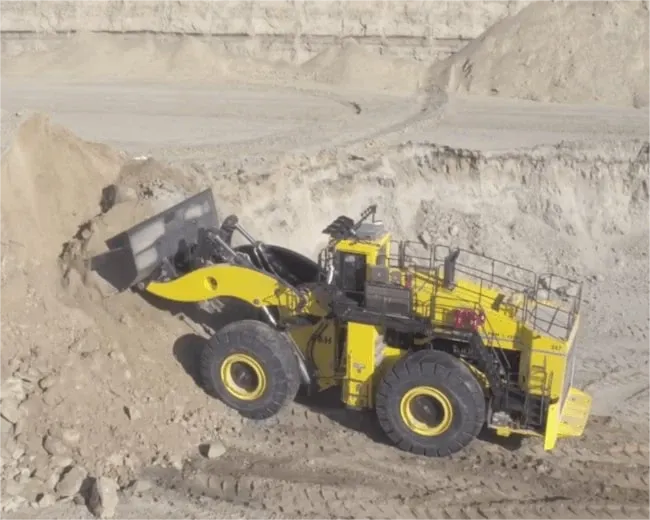 Used Komatsu WE1350 Mining Wheel Loader1