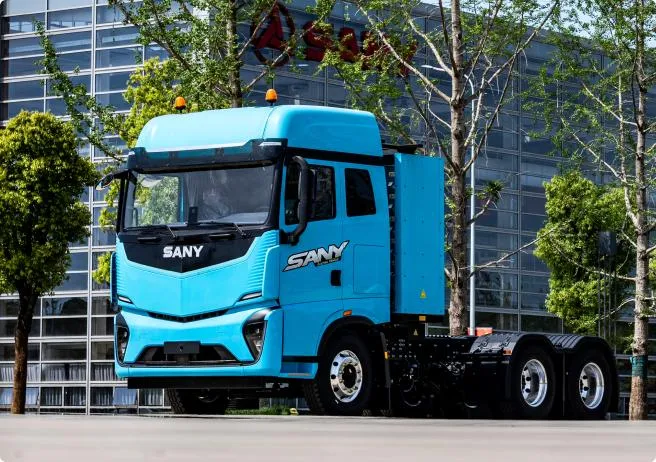 Used SANY Electric Semi-trailer Tractor2