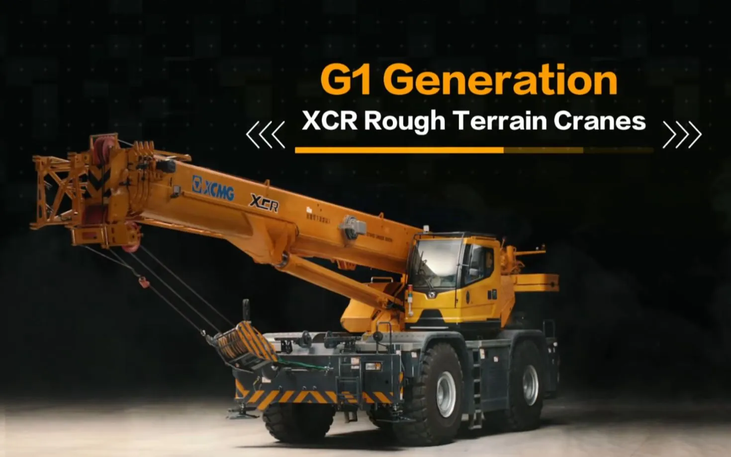 Used XCMG XCR90_E Rough-Terrain Crane0
