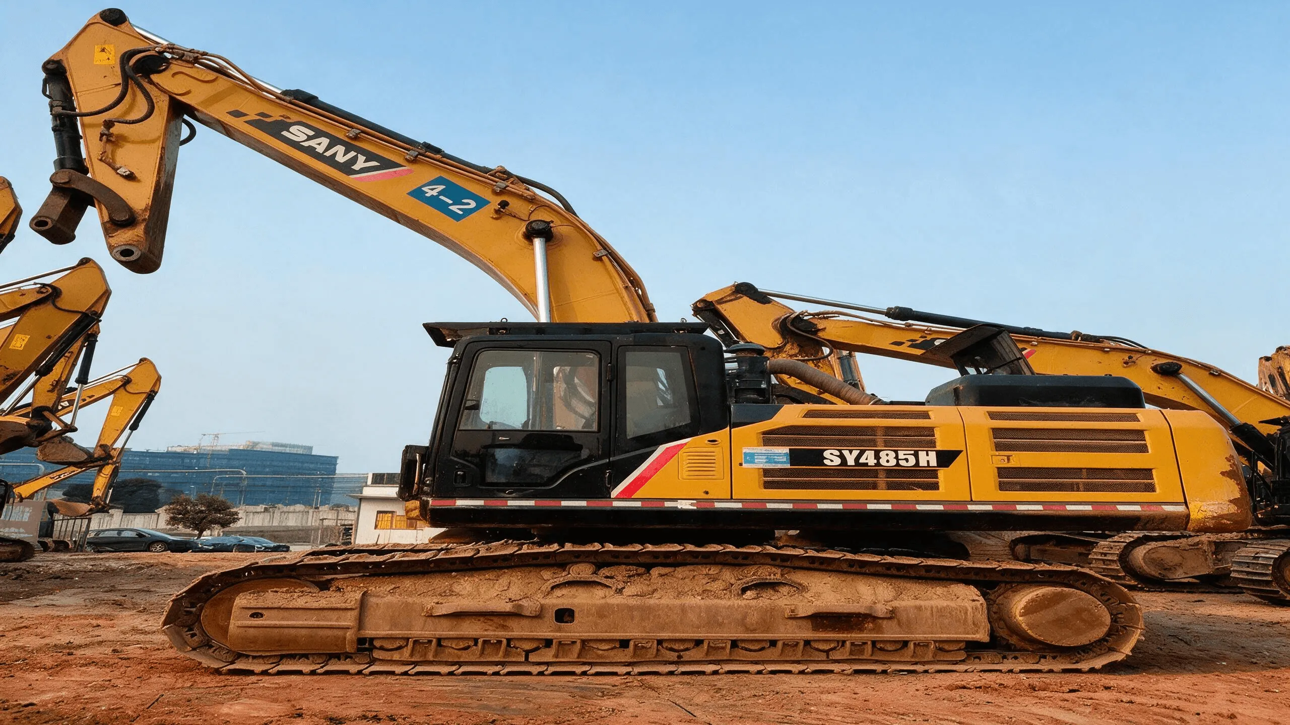 Used SANY SY485H-S Large Excavator