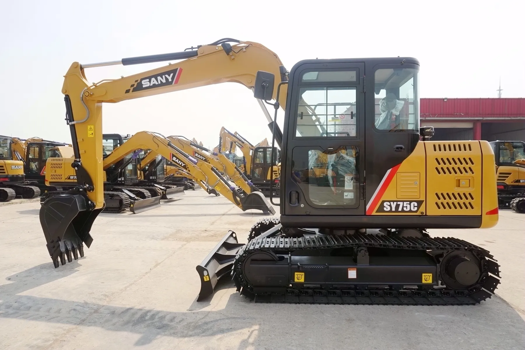 Used SANY SY75C Small Excavator