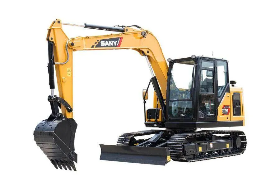 Used SANY SY75C Small Excavator0