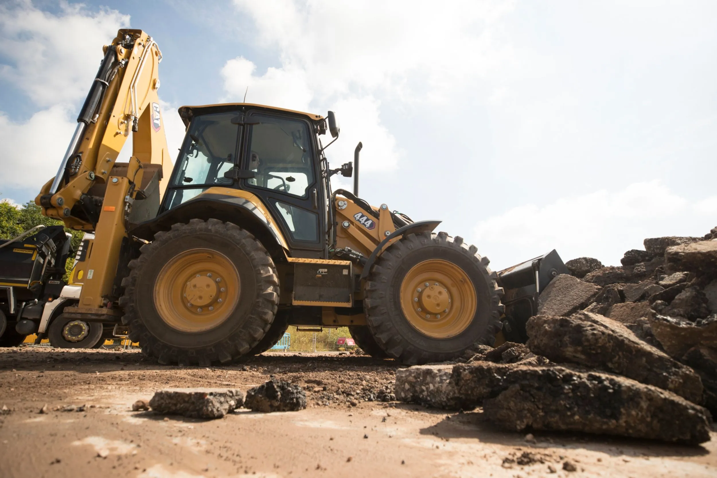 Used CAT 444F Backhoe Loader
