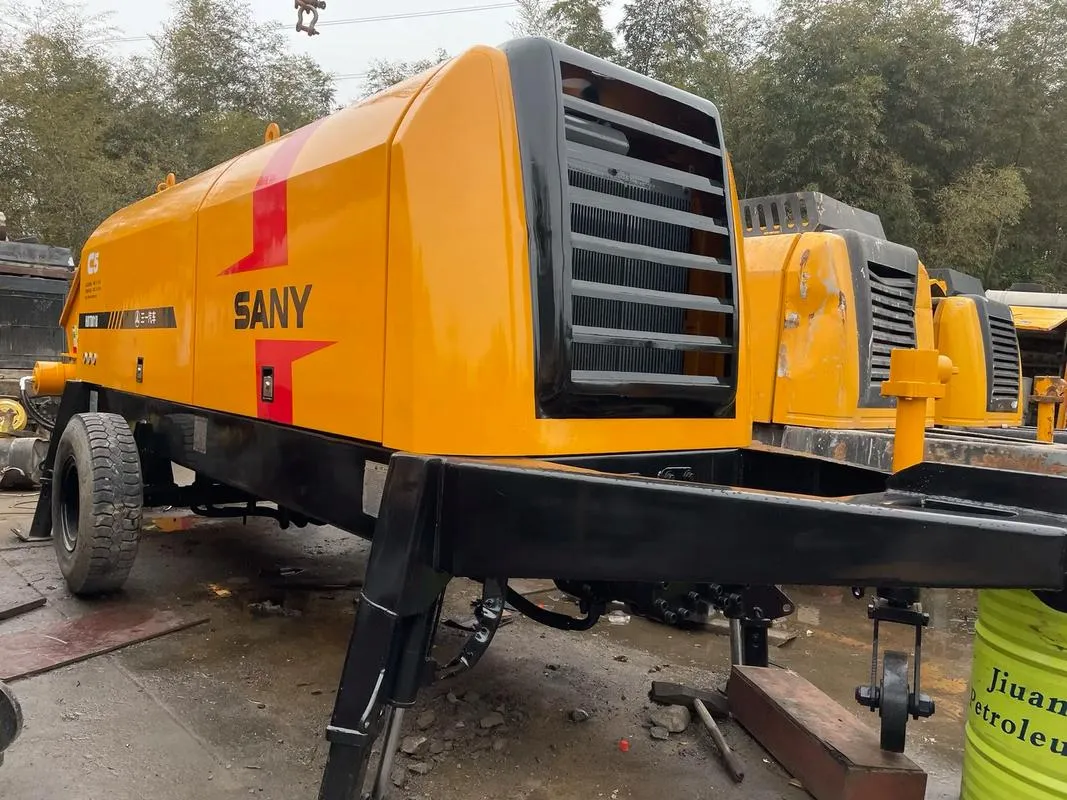 Used SANY HBT8018C-5S Trailer Pump2