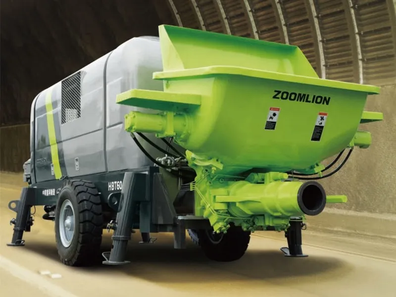 Used ZOOMLION HBT80.16.199RSU Trailer Pump1