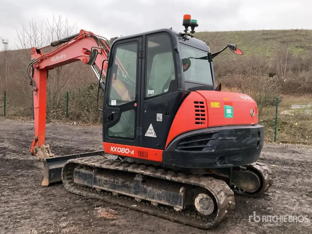 Used KUBOTA KX080-5 Small Excavator